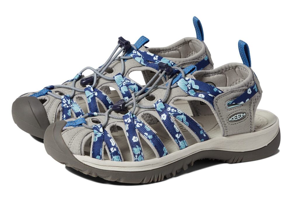 KEEN Women's Whisper Closed Toe Durable Comfortable Easy On, Gray, Size 9